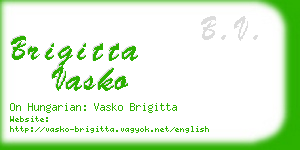 brigitta vasko business card